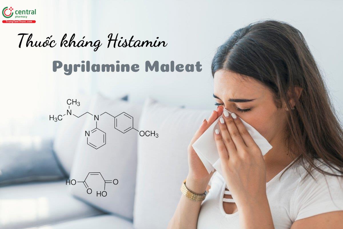 Cấu trúc của Pyrilamine maleat