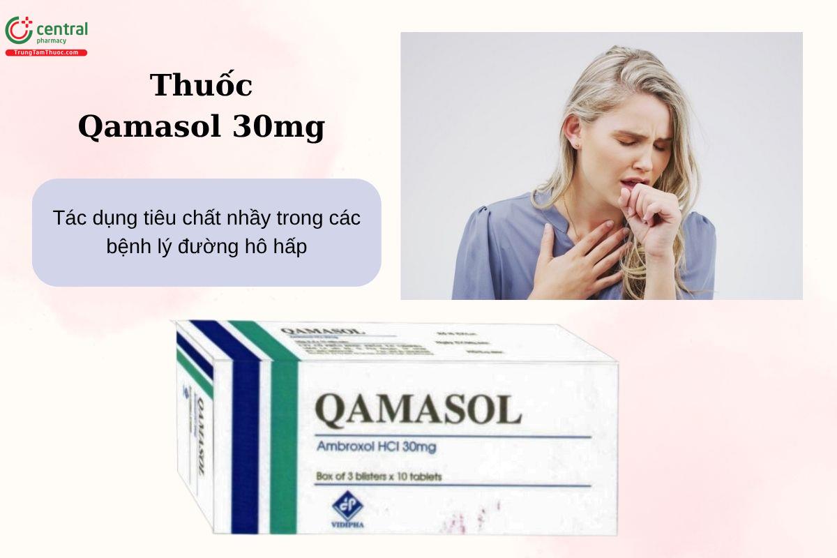 Chỉ định của thuốc Qamasol 30mg