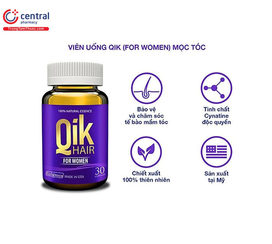 Công dụng của Qik Hair For Women