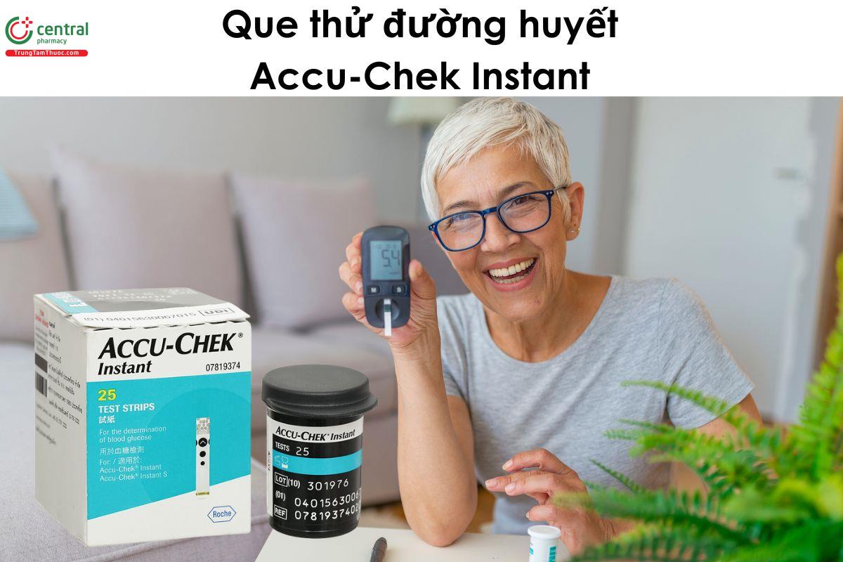 Que thử đường huyết Accu-Chek Instant