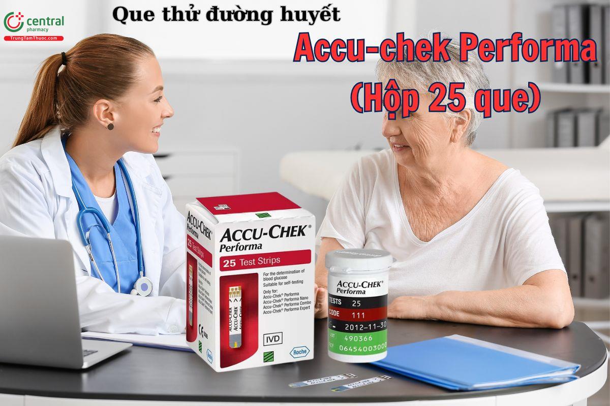 Que thử dùng cho máy đo đường huyết Accu-Chek Performa 