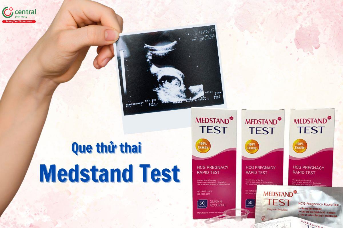 Que thử thai Medstand Test giúp nhanh chóng phát hiện có thai với độ chính xác cao