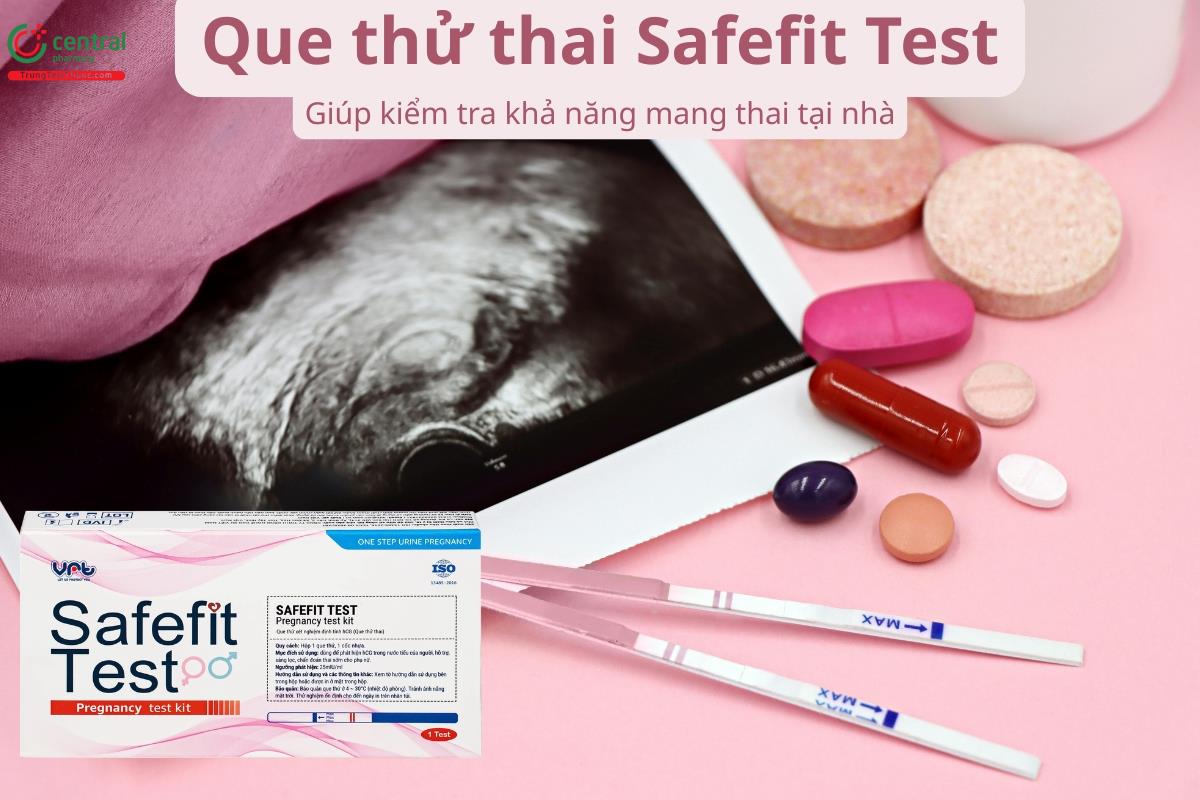 Que thử thai Safefit Test giúp kiểm tra khả năng mang thai tại nhà