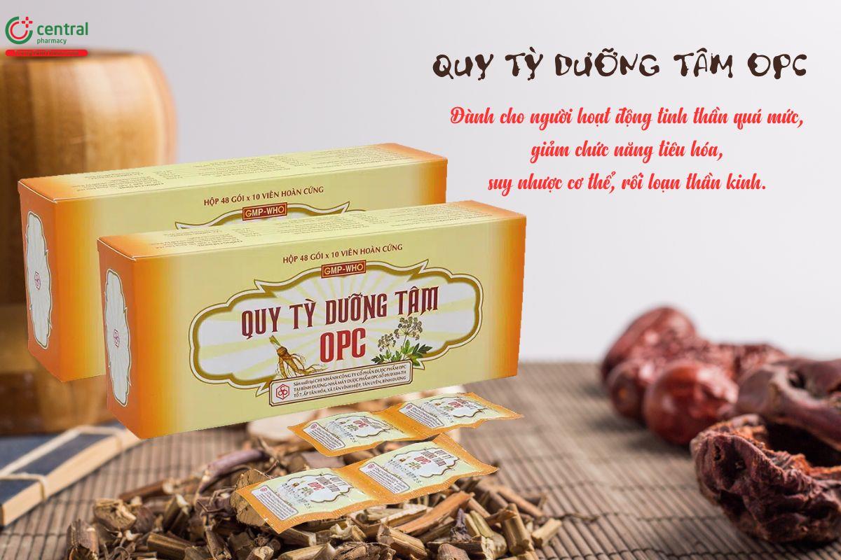 Thuốc Quy Tỳ Dưỡng Tâm OPC cho người suy nhược, rối loạn thần kinh