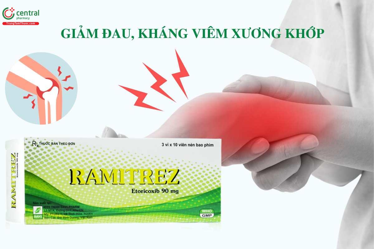 Chỉ định của Thuốc Ramitrez 90mg