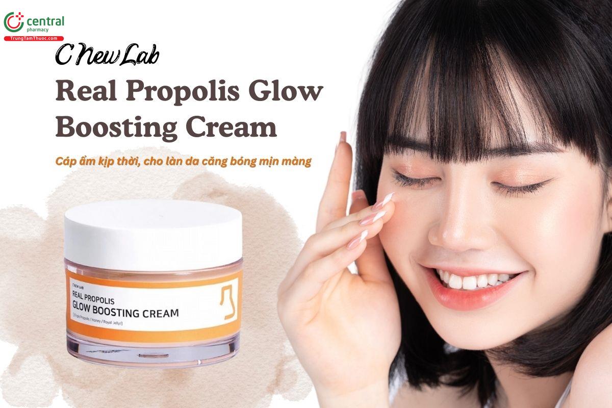 Real Propolis Glow Boosting Cream 50ml C'New Lab cân bằng độ ẩm, ngữa lão hóa