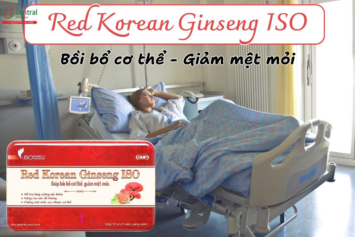 Red Korean Ginseng ISO - Tăng cường sức đề kháng cho cơ thể