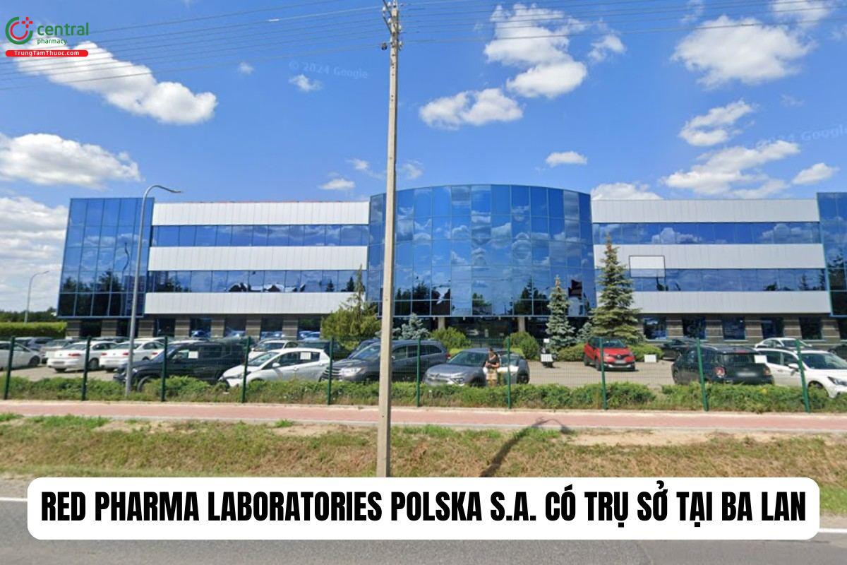 Red Pharma Laboratories Polska S.A. có trụ sở tại Ba Lan