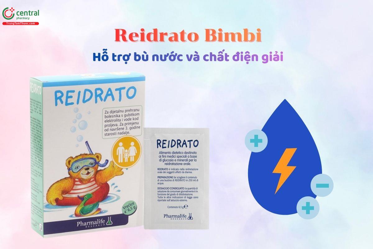 Reidrato Bimbi hỗ trợ bù nước, chất điện giải cho trẻ em
