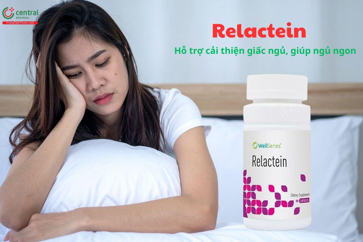 Relactein hỗ trợ cải thiện tình trạng mất ngủ, giúp ngủ ngon