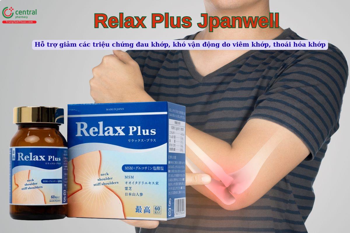 Viên uống Relax Plus Jpanwell giúp hỗ trợ giảm các triệu chứng đau khớp