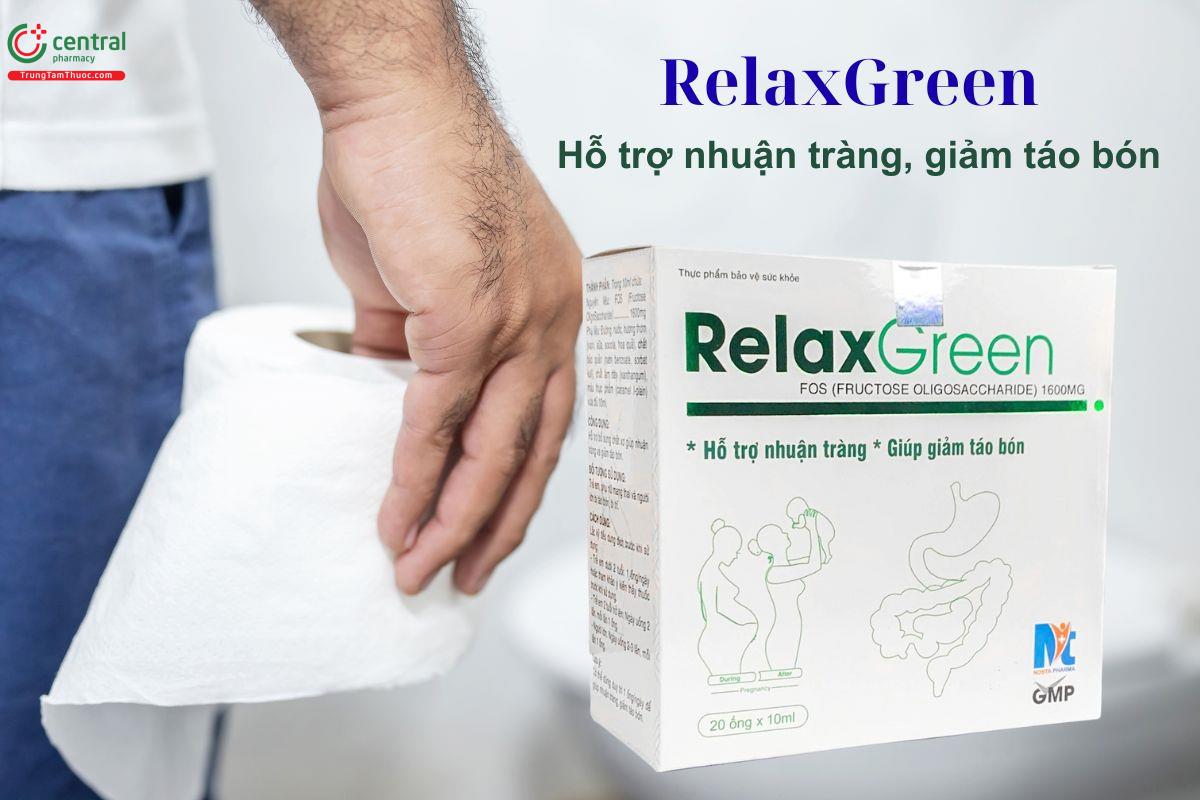 RelaxGreen bổ sung chất xơ, hỗ trợ nhuận tràng, giảm táo bón