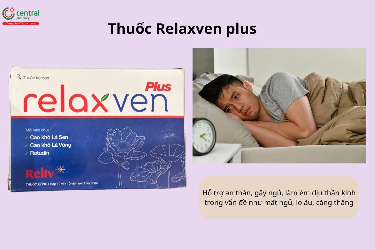 Chỉ định của thuốc Relaxven plus