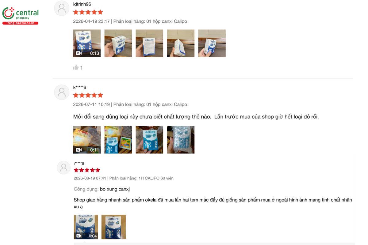 Review Calipo từ những người đã sử dụng