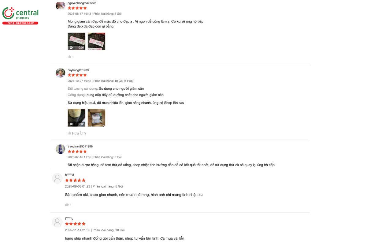 Đánh giá của những người đã mua và sử dụng sản phẩm Fusin Collagen 