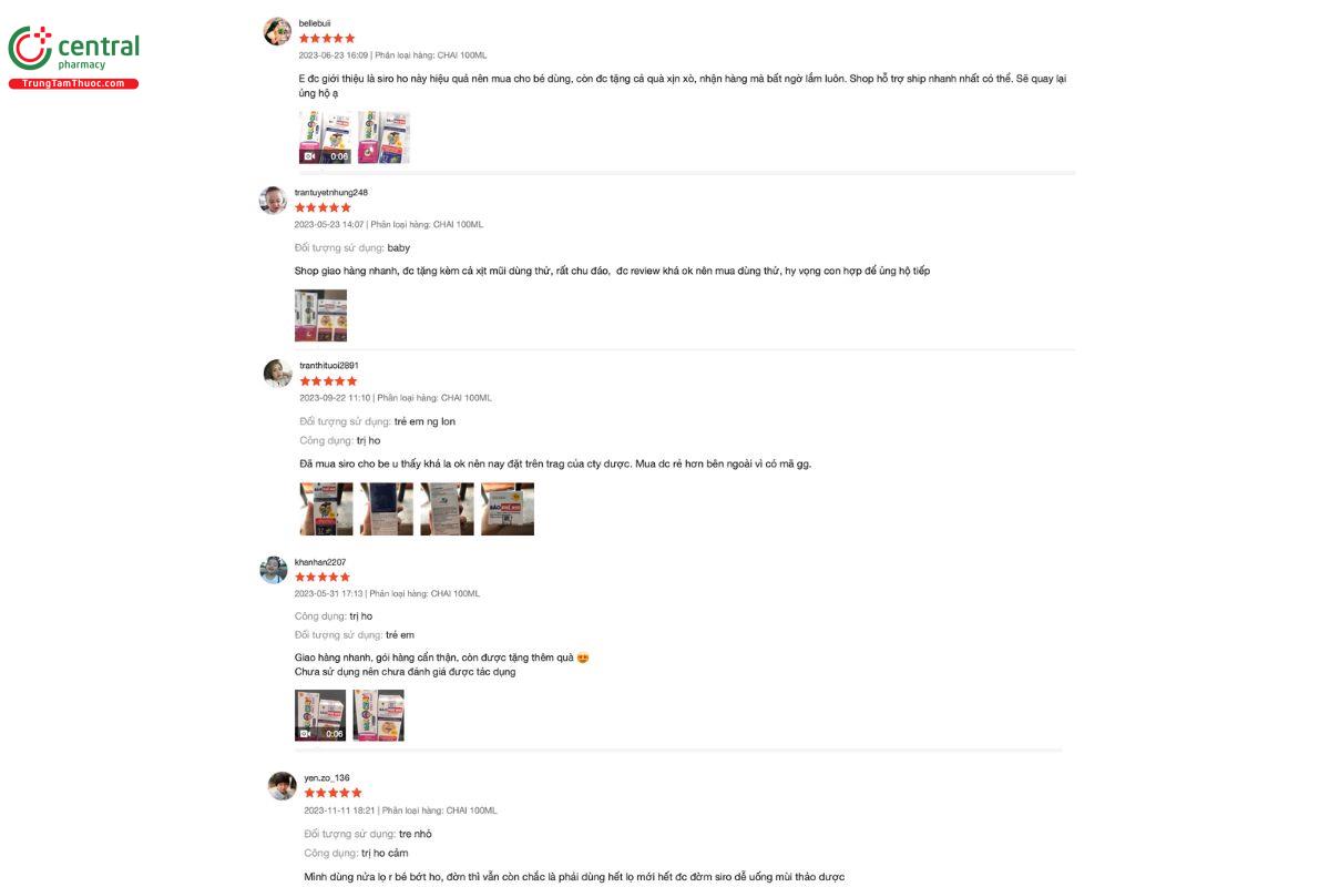 Review sản phẩm Bảo Phế Nhi