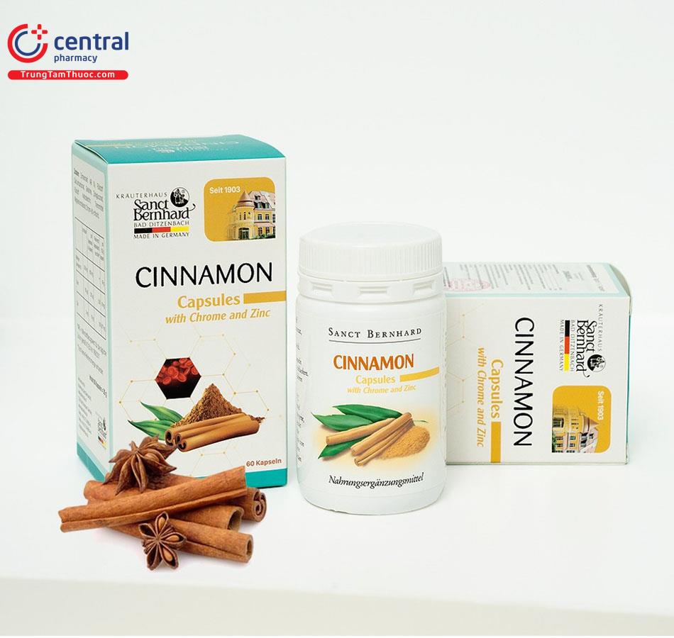Cinnamon Capsule giúp kiểm soát đường huyết
