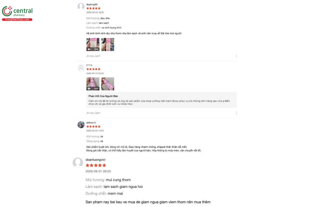 Review Dung Dịch Vệ Sinh Phụ Nữ Lovi Soft
