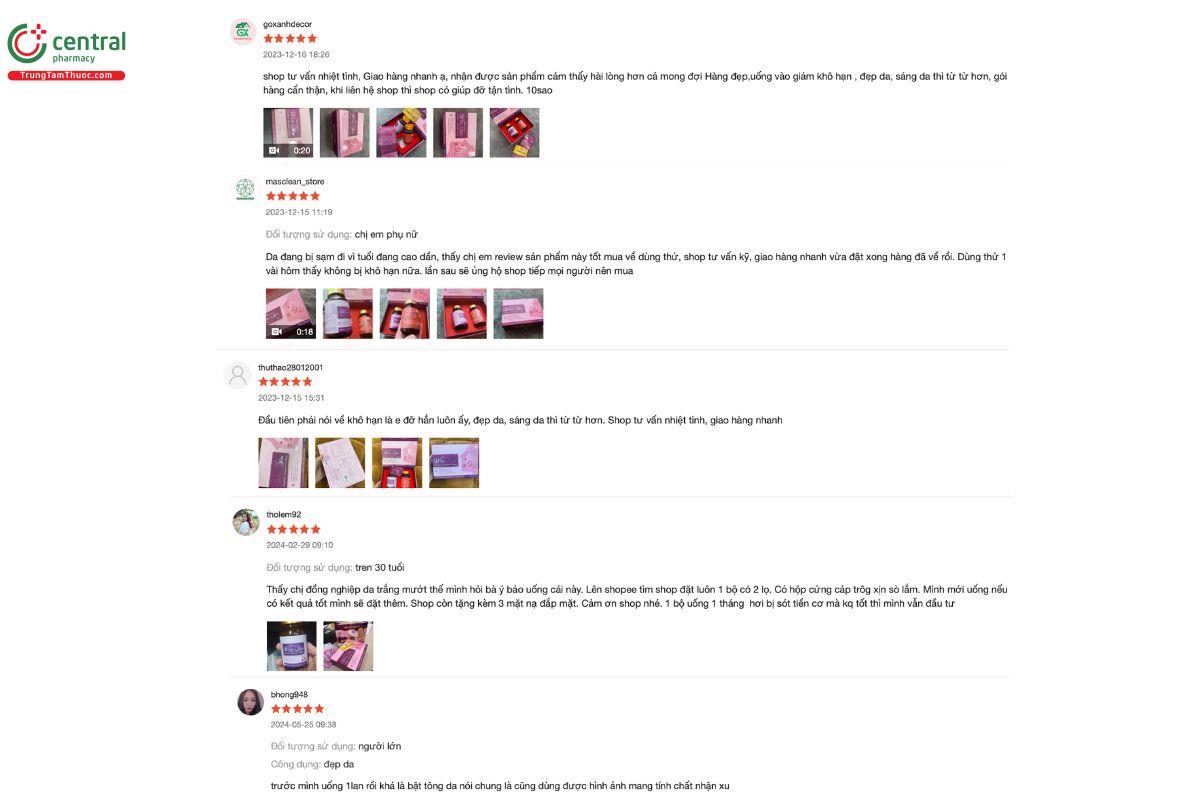 Cảm nhận, đánh giá của những người đã sử dụng Max Love White Skin 