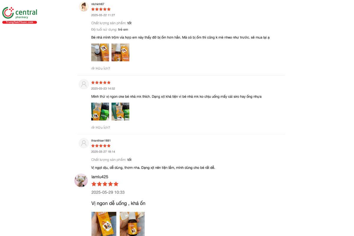 Review Nadibaby Zimo từ những người đã sử dụng
