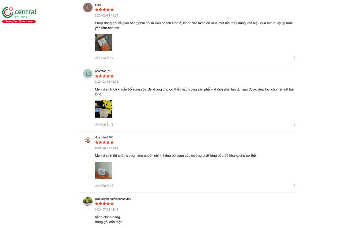 Cảm nhận, đánh giá của những người đã sử dụng Ozzi Probiotic Drops