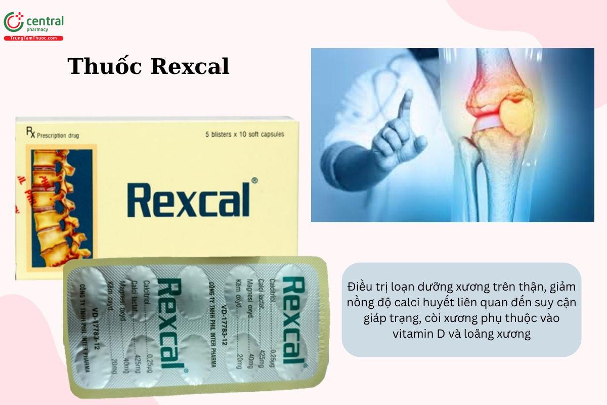 Chỉ định của thuốc Rexcal