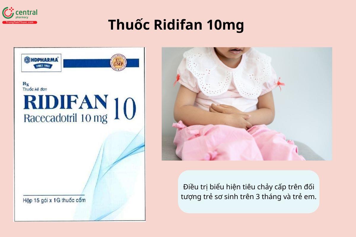Chỉ định của thuốc Ridifan 10mg
