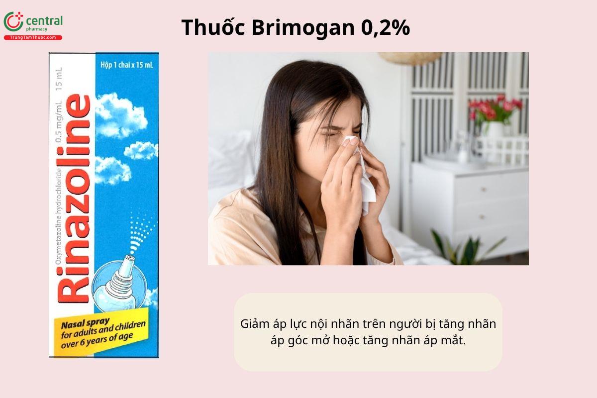 Chỉ định của thuốc Rinazoline 0,5mg/ml