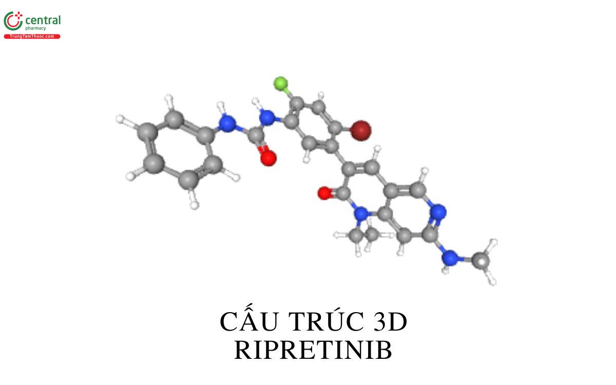 Công thức cấu tạo Ripretinib