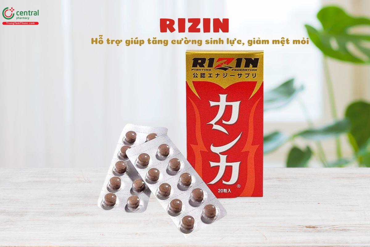 Rizin - Bồi bổ sức khỏe, tăng cường sinh lực, giảm mệt mỏi