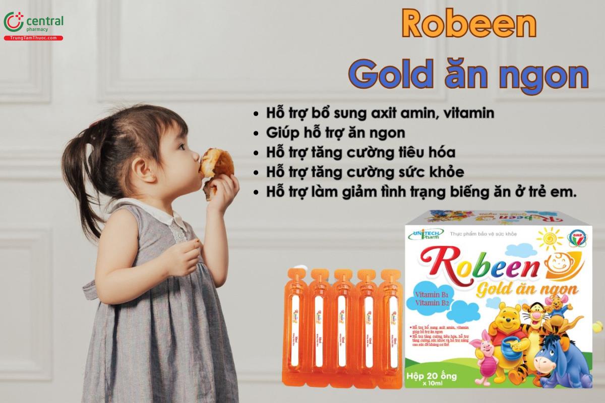 Robeen Gold Ăn Ngon giúp ăn uống ngon miệng, hấp thu tốt hơn