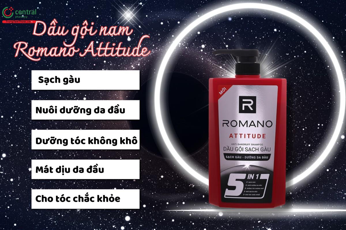 Công dụng Dầu gội Romano Attitude 650g