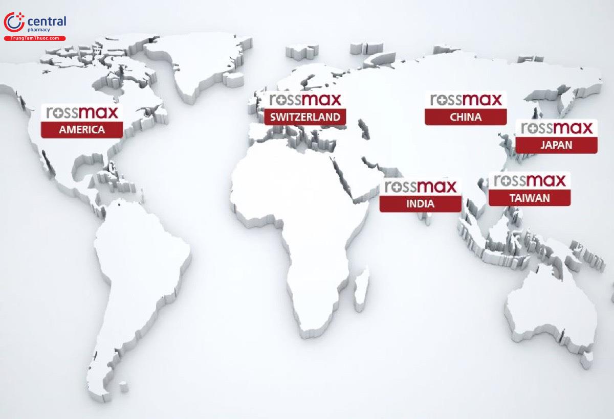 Rossmax hiện diện toàn cầu