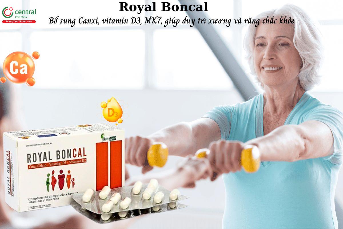 Royal Boncal - Bổ sung canxi, hỗ trợ phát triển chiều cao, duy trì xương và răng khỏe mạnh