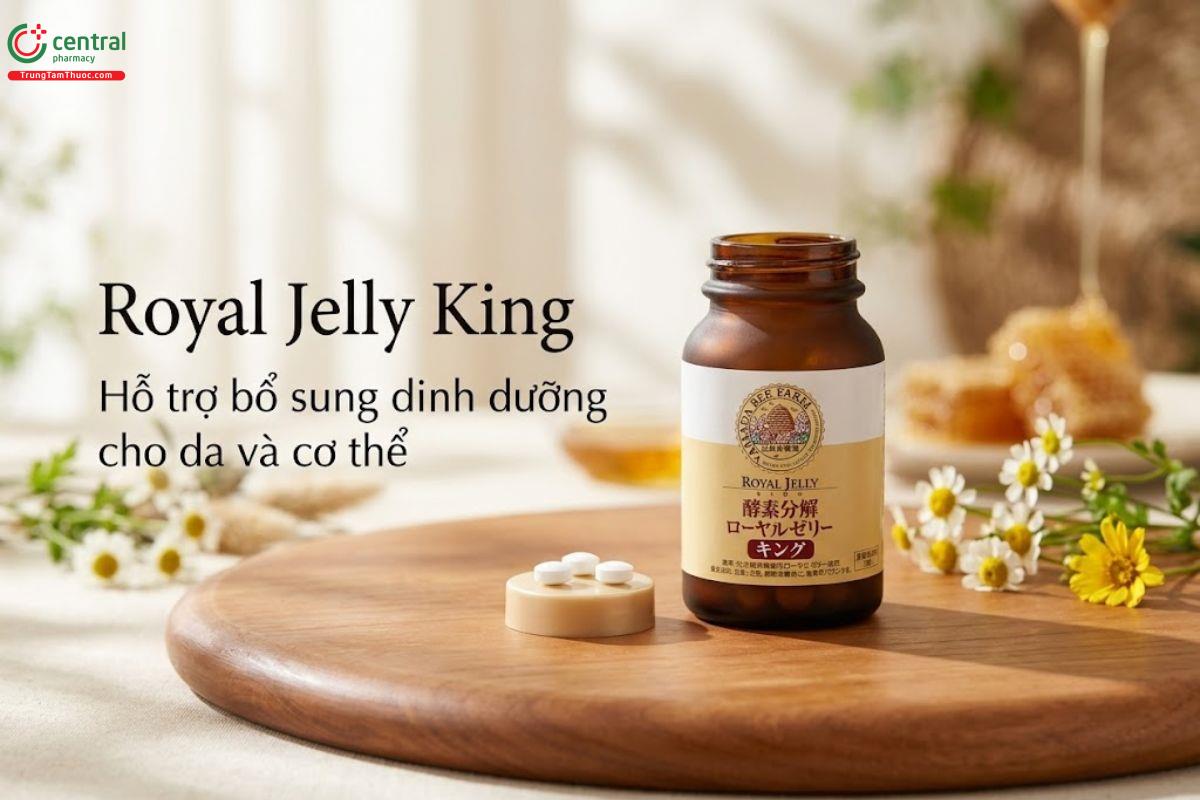 Royal Jelly King bổ sung dinh dưỡng, giúp tăng cường sức khỏe