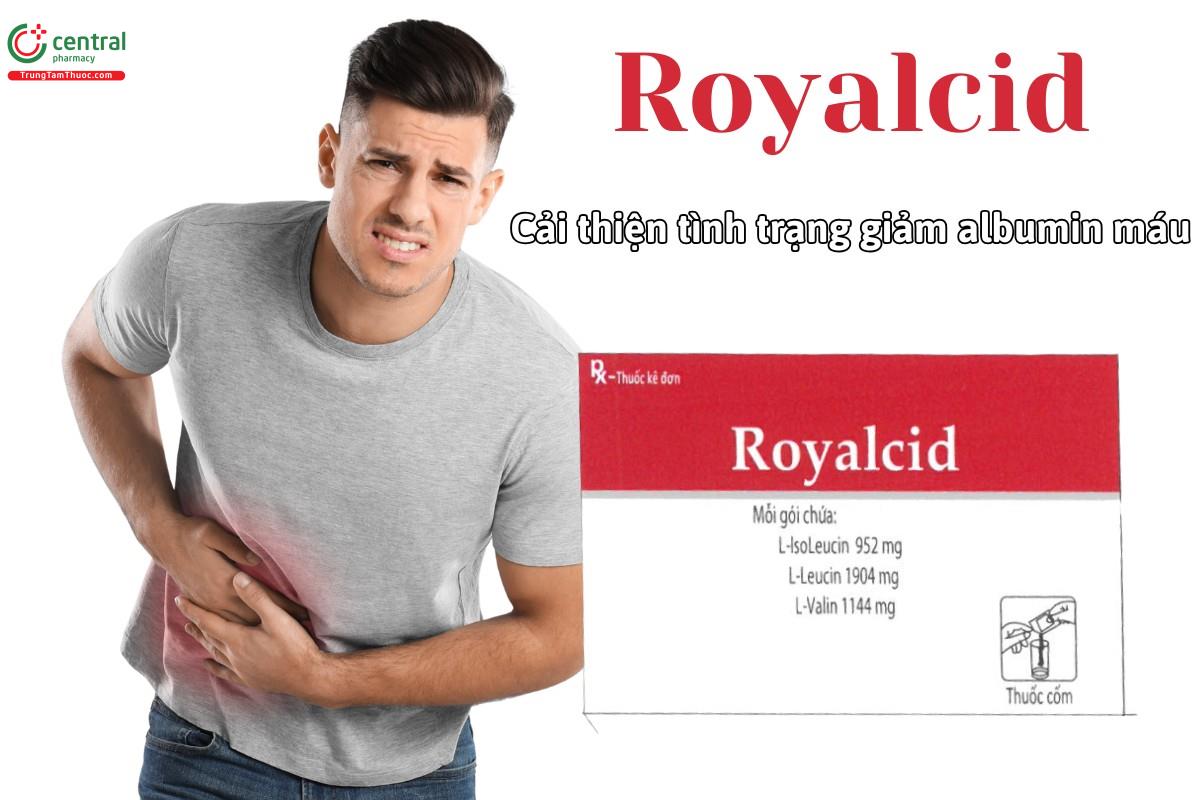 Thuốc Royalcid cải thiện tình trạng giảm albumin huyết trong xơ gan mất bù