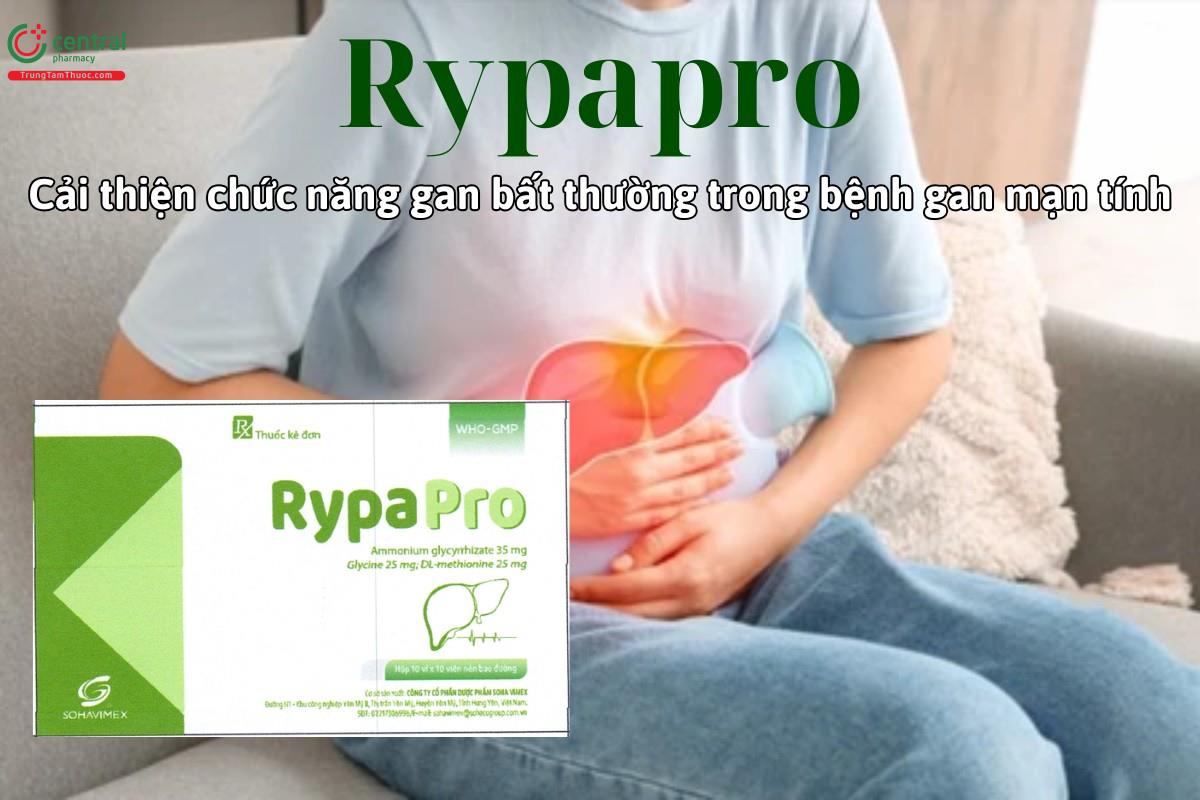Thuốc Rypapro cải thiện rối loạn chức năng gan trong bệnh gan mạn tính