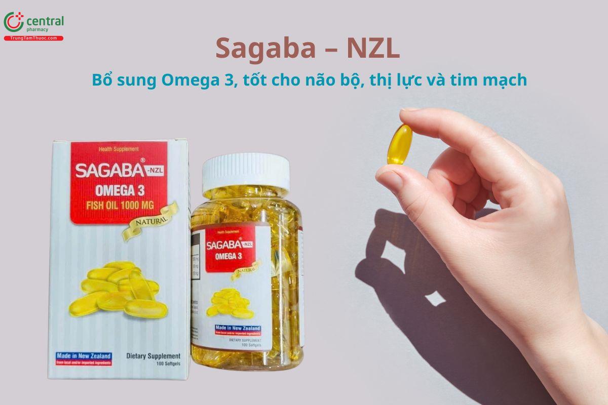 Sagaba - NZL bổ sung omega 3 tốt cho não bộ, mắt, tim mạch