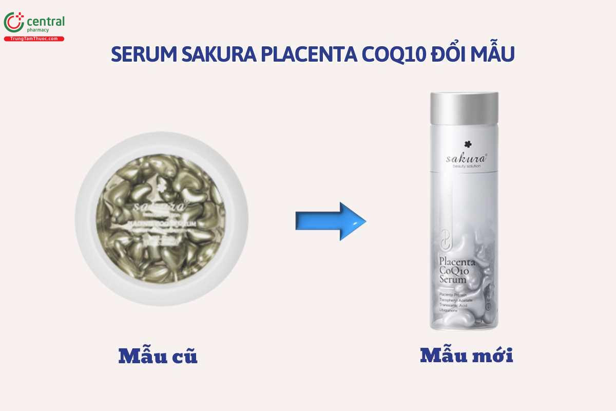 Serum Sakura Placenta CoQ10 đổi mẫu mới