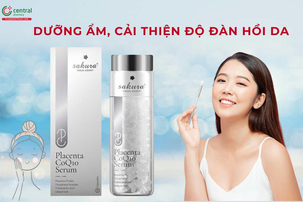 Công dụng Serum Sakura Placenta CoQ10 