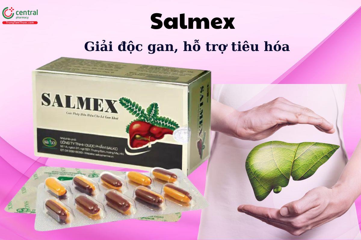 Salmex - Tăng cường chức năng gan, hỗ trợ tiêu hóa