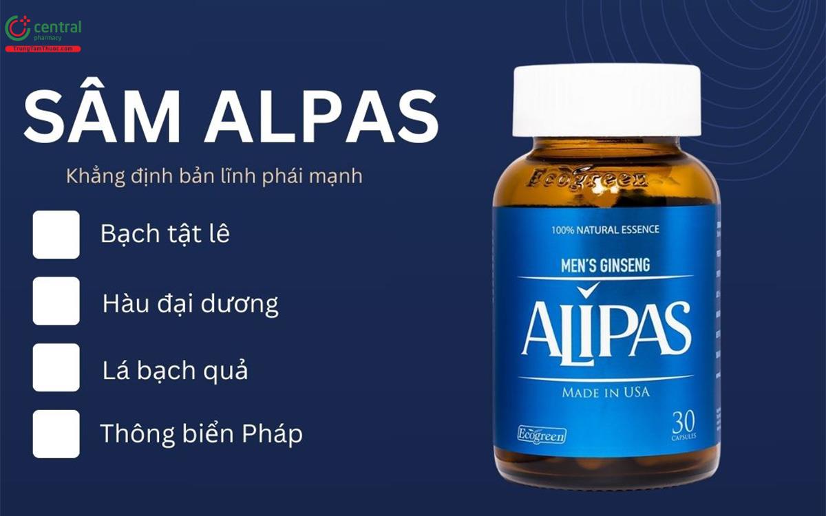 Uống Sâm Alipas bao lâu thì có tác dụng?