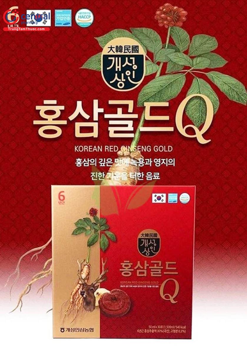Hình 3: Korean Red Ginseng Gold Q - Món quà cho sức khỏe