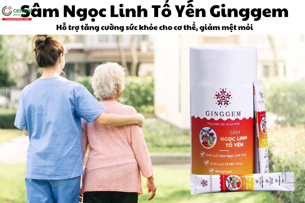 Sâm Ngọc Linh Tổ Yến Ginggem - Giúp tăng cường sức khỏe cho cơ thể