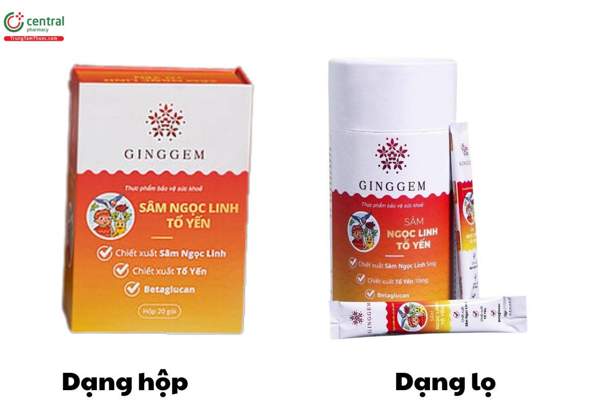 Sâm Ngọc Linh Tổ Yến Ginggem