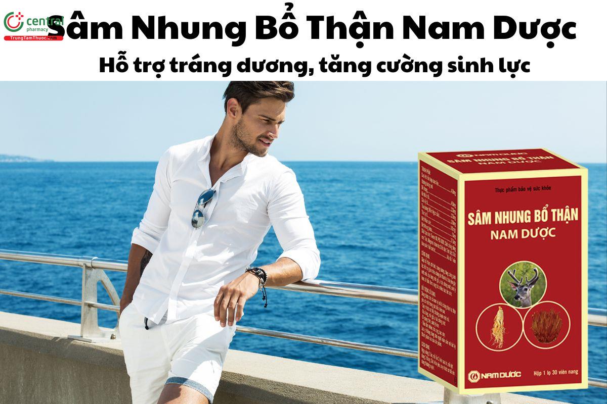 Sâm Nhung Bổ Thận Nam Dược - Giúp tráng dương, tăng cường sinh lực