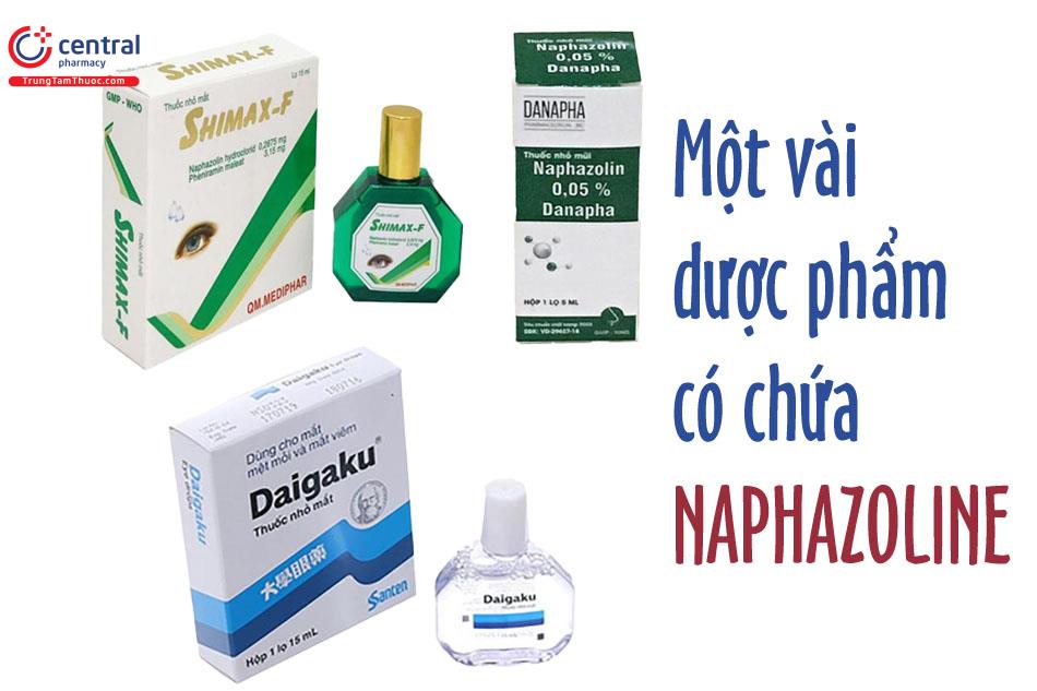 Các sản phẩm có chứaa Naphazoline 