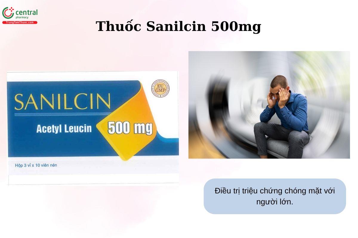 Chỉ định của thuốc Sanilcin 500mg