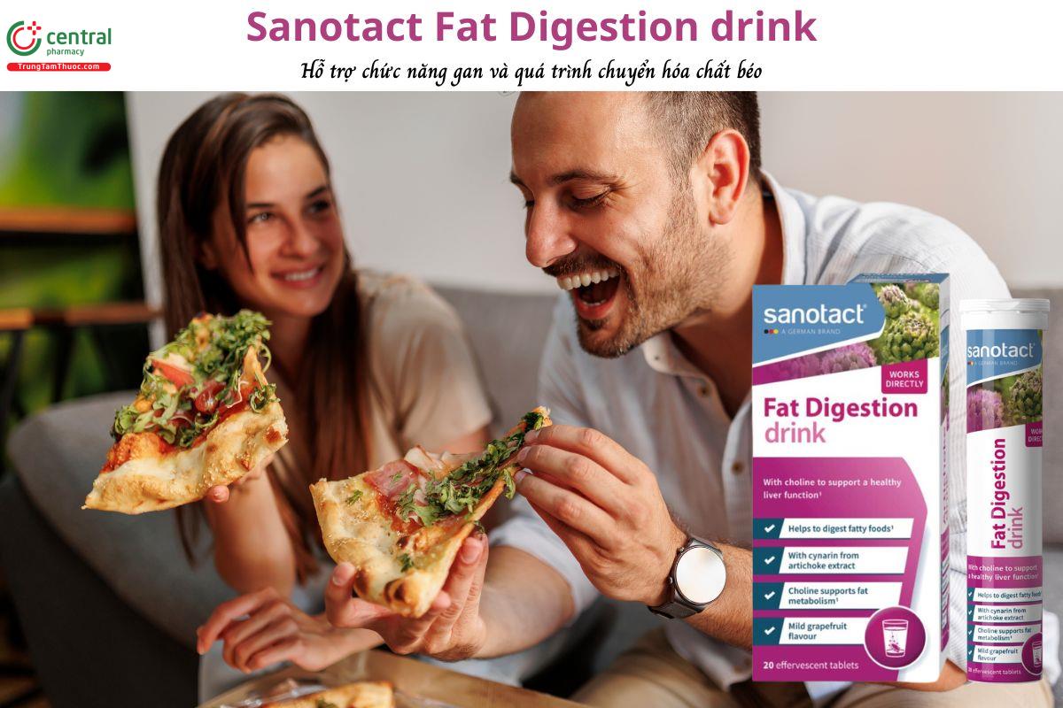 Sanotact Fat Digestion drink - Hỗ trợ quá trình chuyển hóa chất béo và chức năng gan