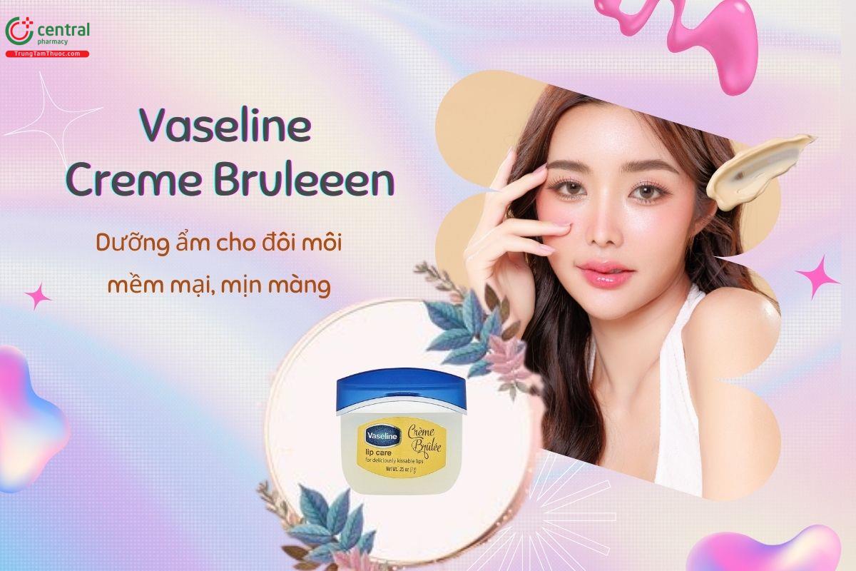 Sáp dưỡng môi Vaseline Creme Brulee dưỡng ẩm cho đôi môi mềm mại, mịn màng
